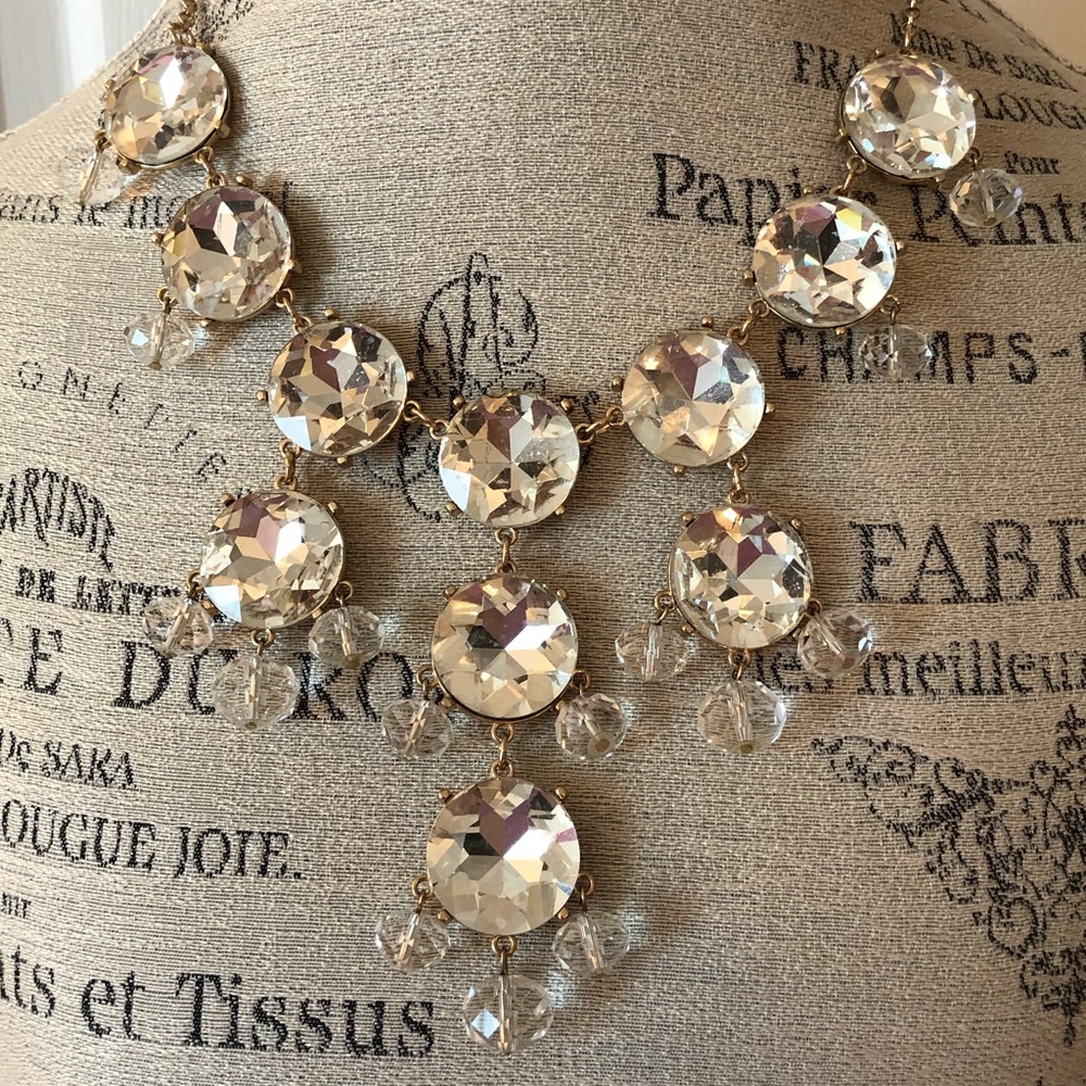 Crystal Statement Bubble Necklace
